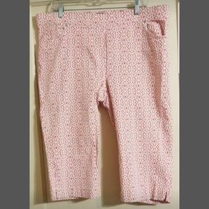 89th & Madison Capri Dress Pants Pull On Stretch Size 16